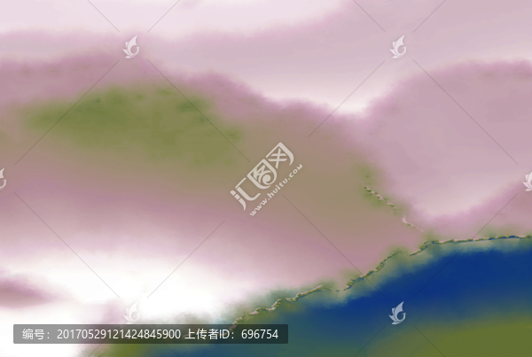 抽象意境水墨畫(huà)