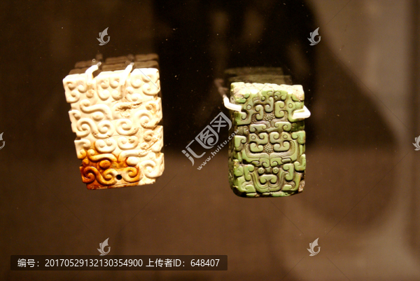 玉玨,玉佩,饕餮紋,饕餮,和田
