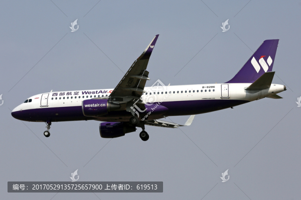 飛機(jī)降落,西部航空