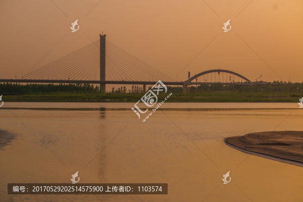 濟(jì)南黃河日落,（9）