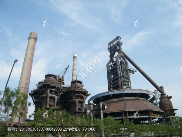 煉鋼廠,高爐,煙囪,北京首鋼