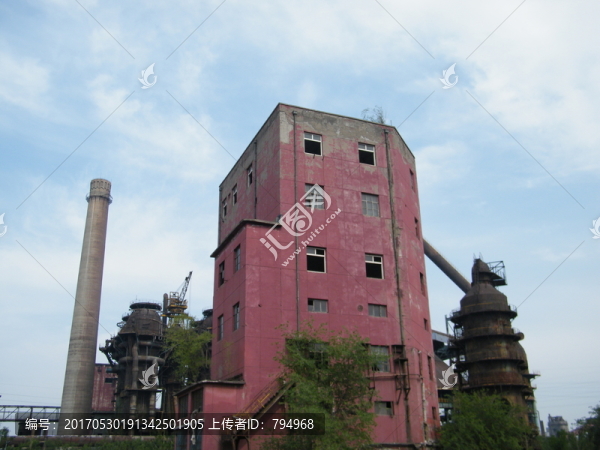 煉鋼廠,高爐,煙囪,北京首鋼