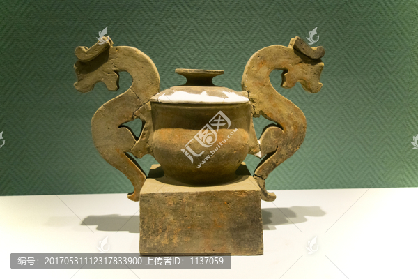 春秋,彩繪陶簋