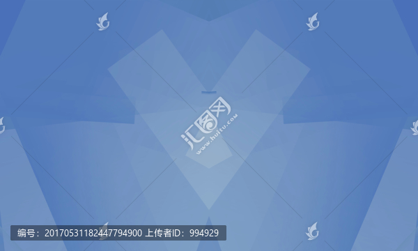 藍色幾何抽象拼接面高清矢量背景