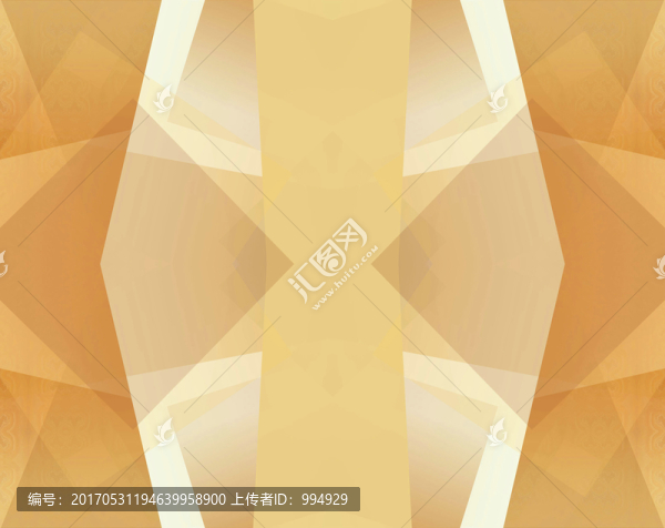 橙色幾何抽象拼接面高清矢量背景
