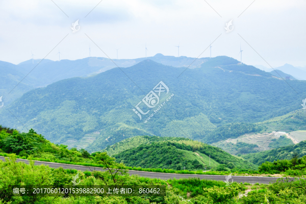 山巒起伏,山脈山巒