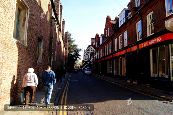 英國,劍橋,大學(xué)城,街景,旅游