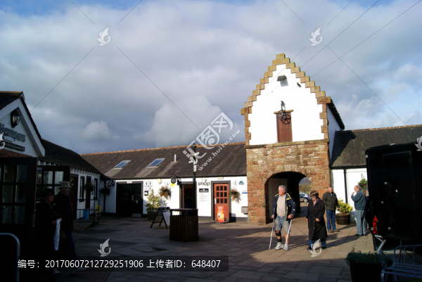 英國,蘇格蘭,愛情村,街景,旅