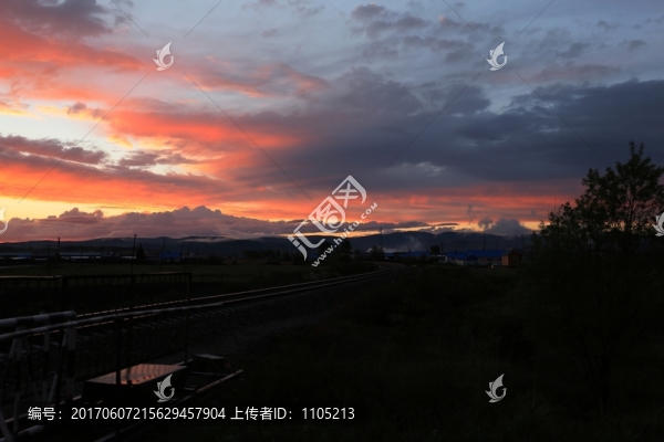 晚霞