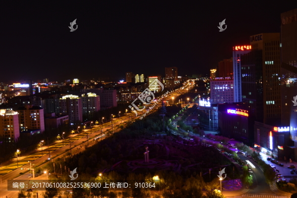 鄂爾多斯夜景