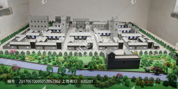 鄉(xiāng)村古建筑修復(fù)模型