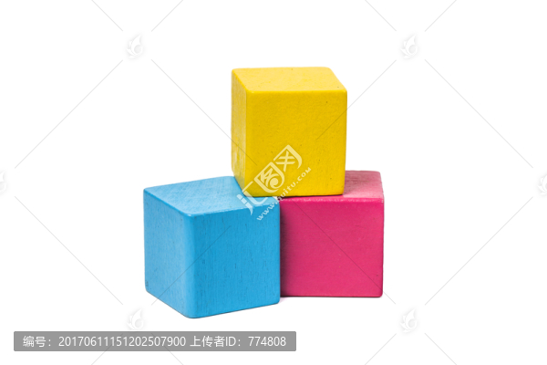 彩色積木,玩具