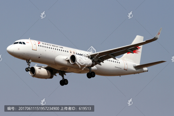 西部航空公司,飛機降落