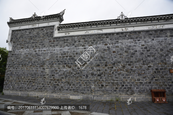 中式院墻