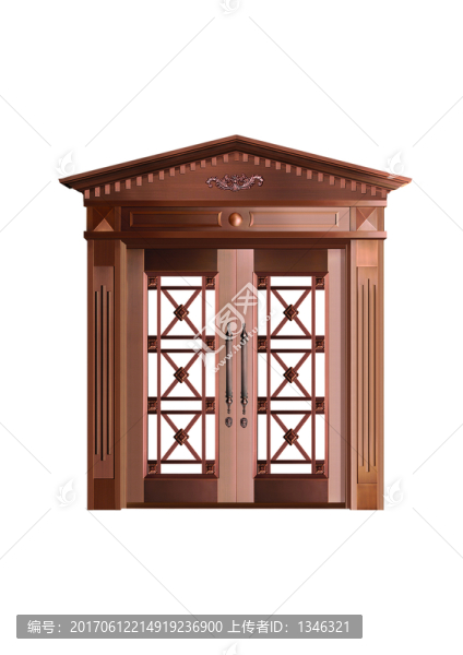 銅門(mén)大拉手,不分層,已經(jīng)摳好