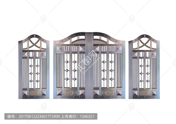 銅門,庭院門,不分層,已摳好