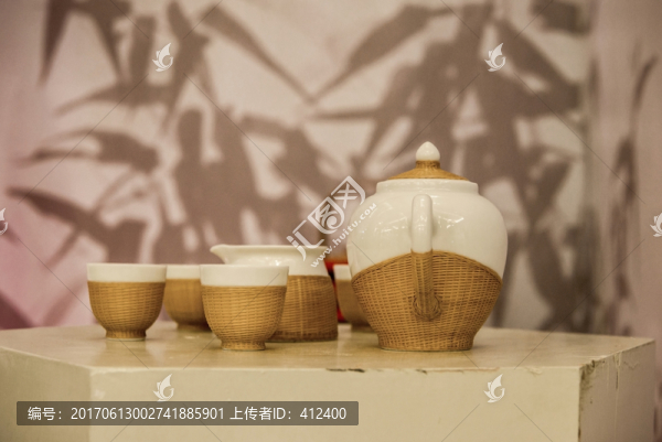 竹編茶具