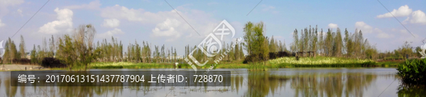 湖泊,天空