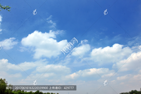 天空素材,,藍天白云