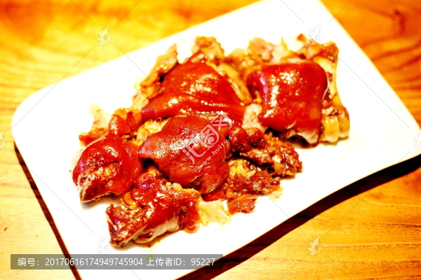 鄧城豬蹄,紅燒豬蹄,醬香豬手