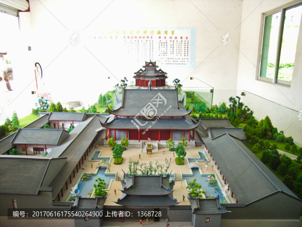寺廟建設模型