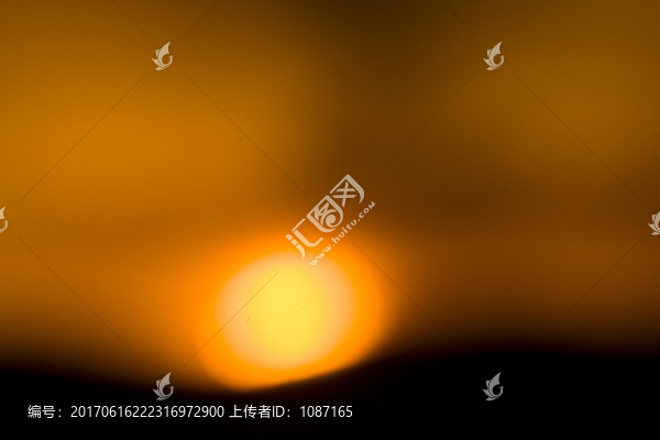 模糊的天空