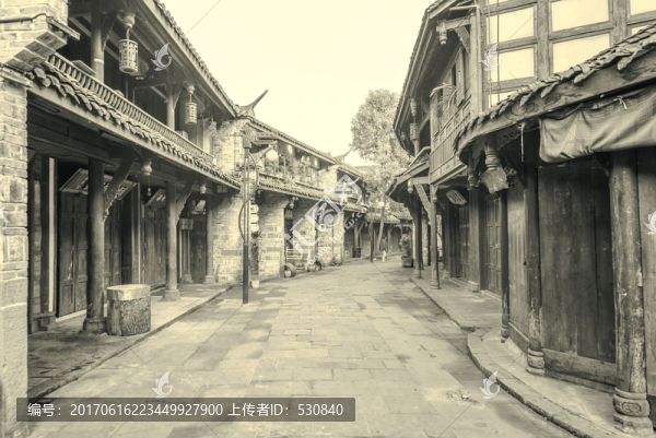 四川古鎮(zhèn)老照片