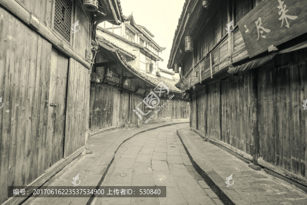四川古鎮(zhèn)老照片