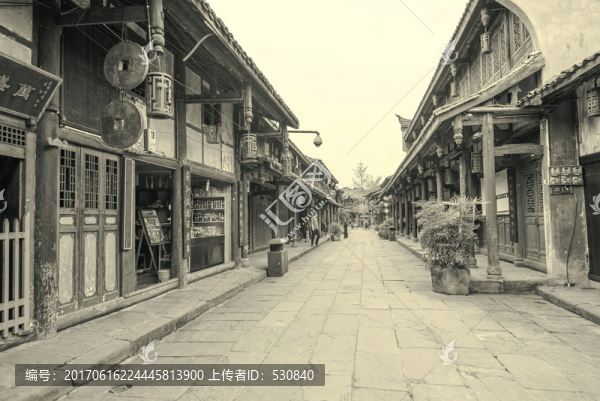 四川古鎮(zhèn)老照片