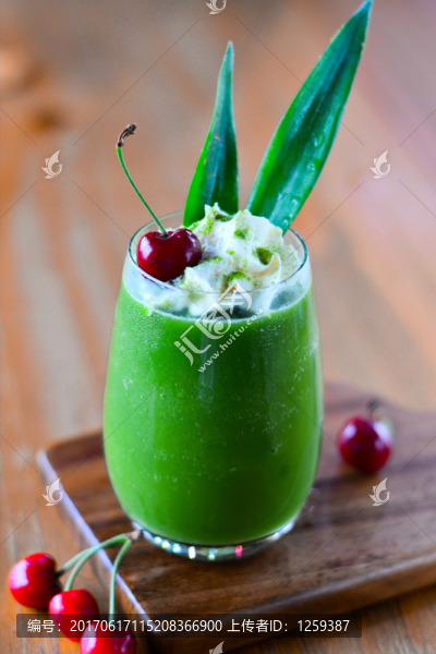 奶油抹茶冰