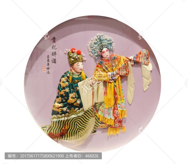 豐寧滕氏布糊畫貴妃醉酒