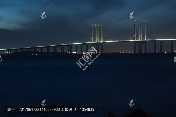 跨海大橋夜景