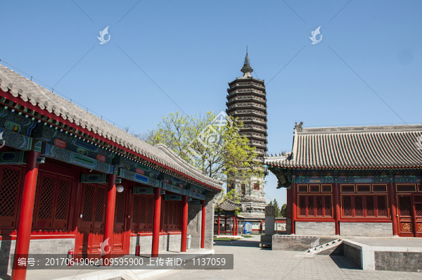 北京通州,佑勝教寺,燃燈塔
