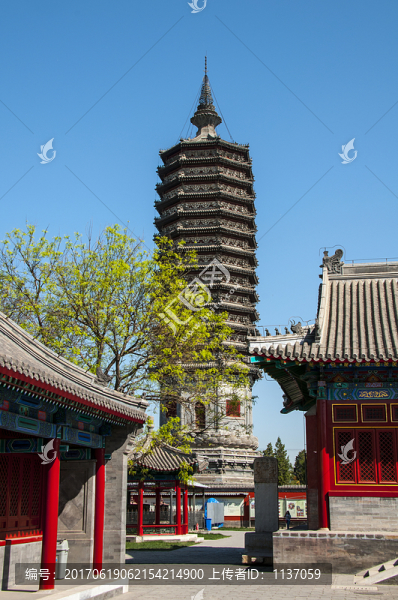 北京通州,佑勝教寺,燃燈塔