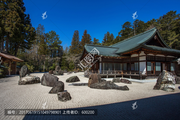 日本高野山金剛峰寺枯山水