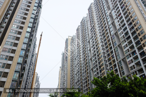 城中村改造,密集住宅樓