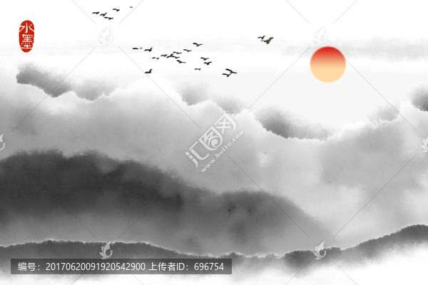 高清抽象潑墨畫