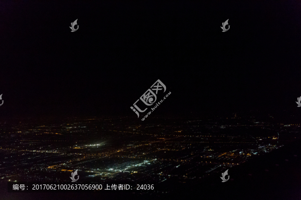 飛機(jī)上夜景,航拍夜景