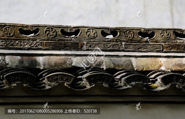 古建筑,青灰瓦,瓦當(dāng)