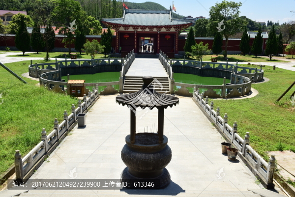 福建莆田南少林寺廟建筑
