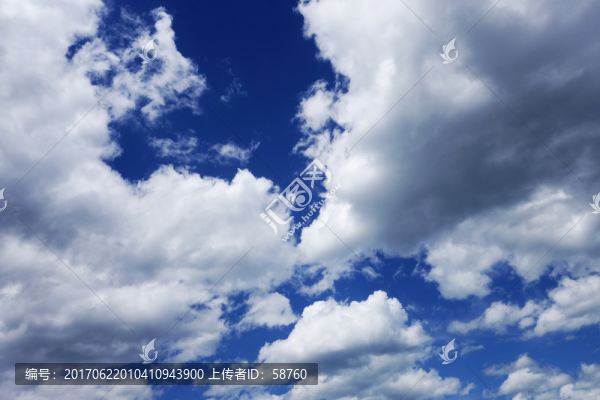 藍天白云