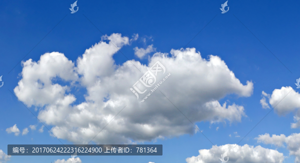 高清藍天白云背景