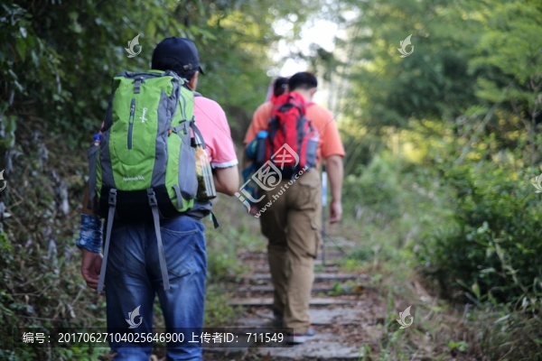 徒步驢友戶外穿越箬嶺古道