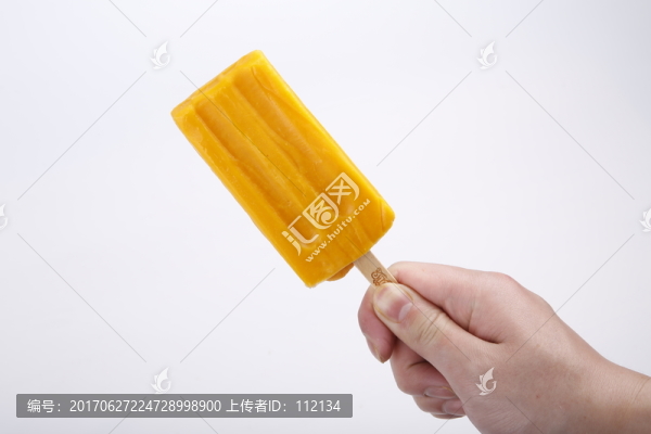 黃色,芒果冰棍,雪糕