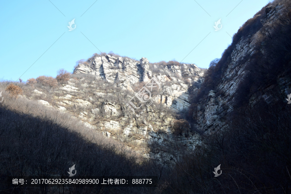 冬季山景攝影圖