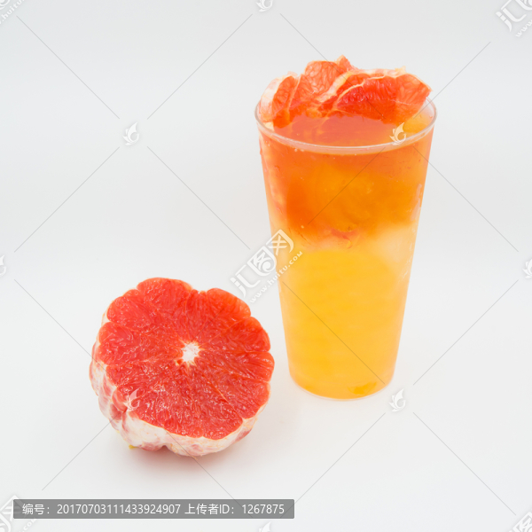 蜜柚水果茶
