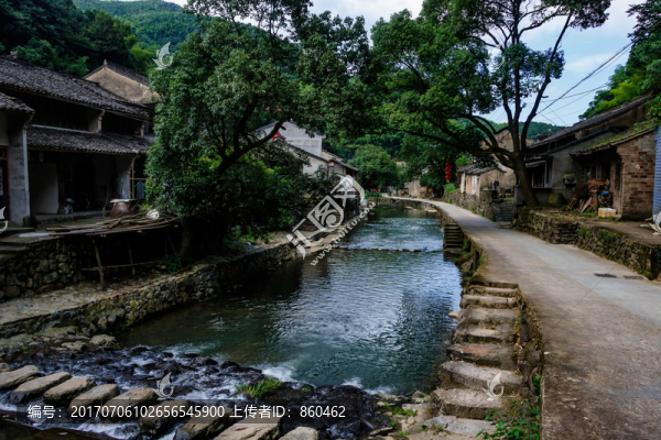 踏石過河,石頭小橋,河邊,鄉(xiāng)村