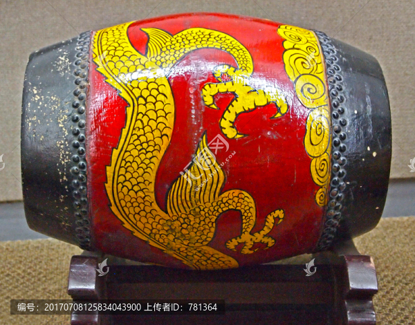 西安鼓樓,大鼓,牛皮鼓