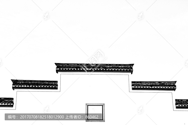 馬頭墻素材,馬頭墻