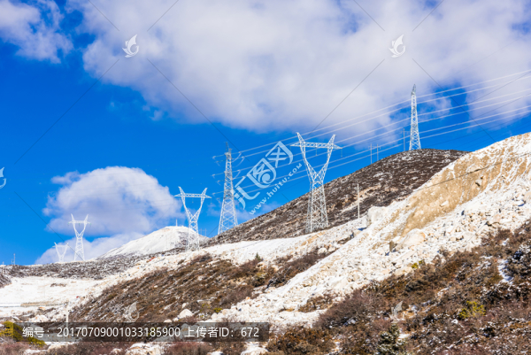 雪后的折多山美景